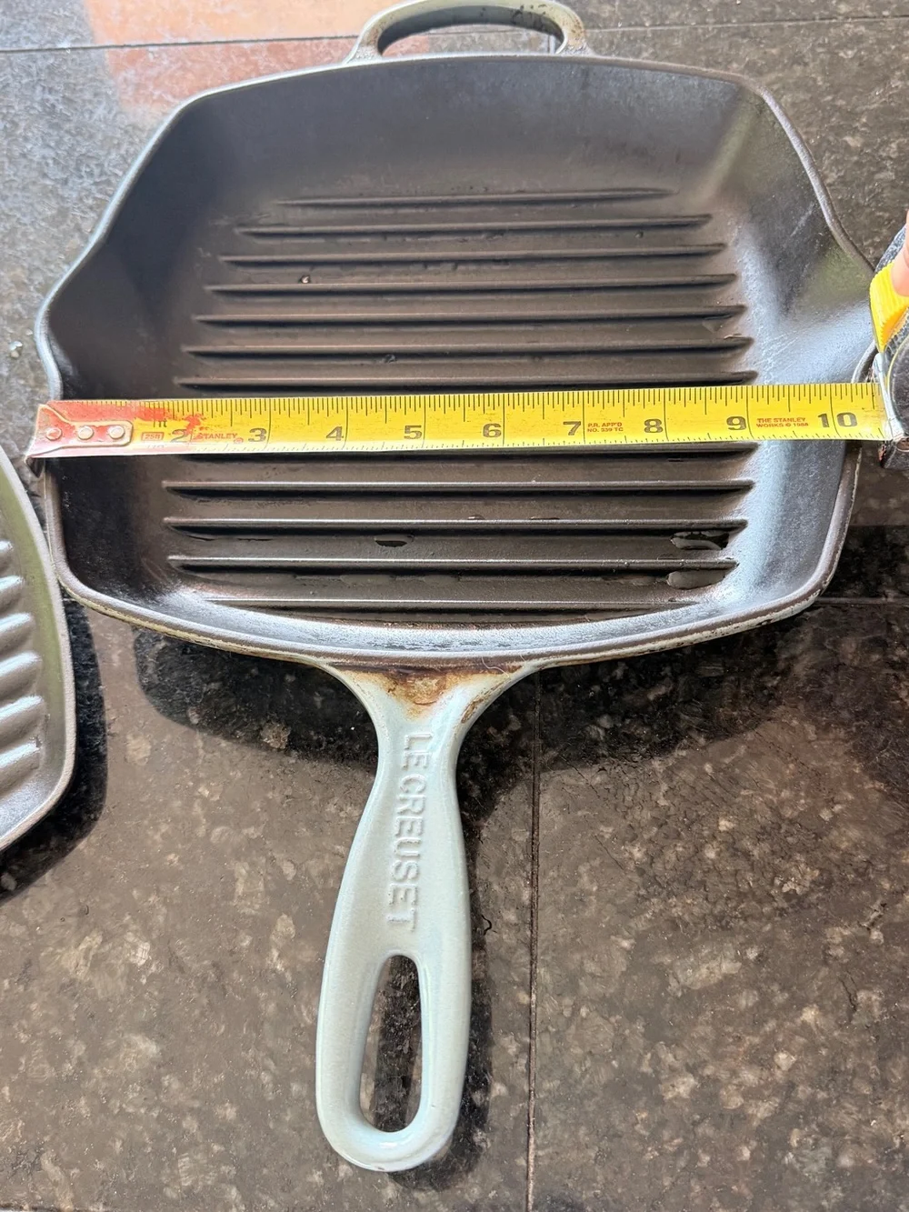 Bundle le creuset panini press and square griddle
